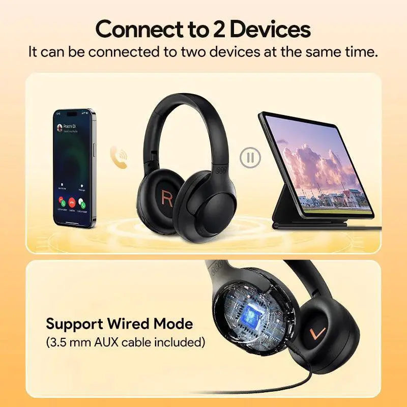 QCY H3 Wireless Headphones Advanced ANC Hi Res Audio