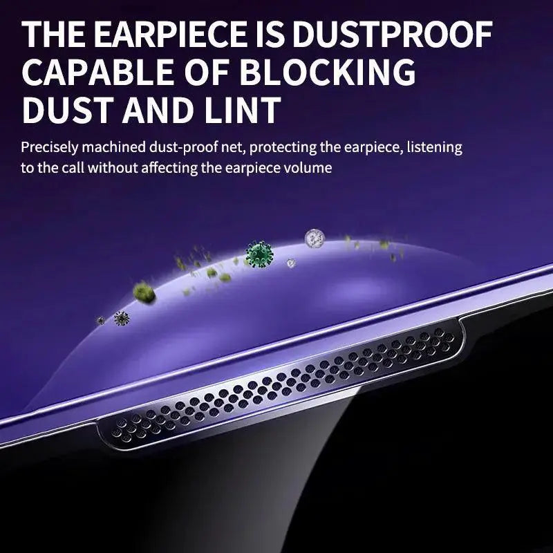 Crystal Clear Tempered Glass Protector For iPhone 15 Pro Max
