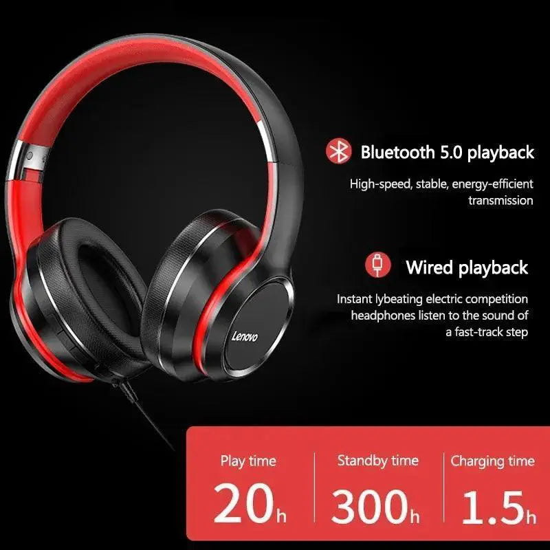 HD200 Wireless Noise Cancelling Bluetooth Headphones