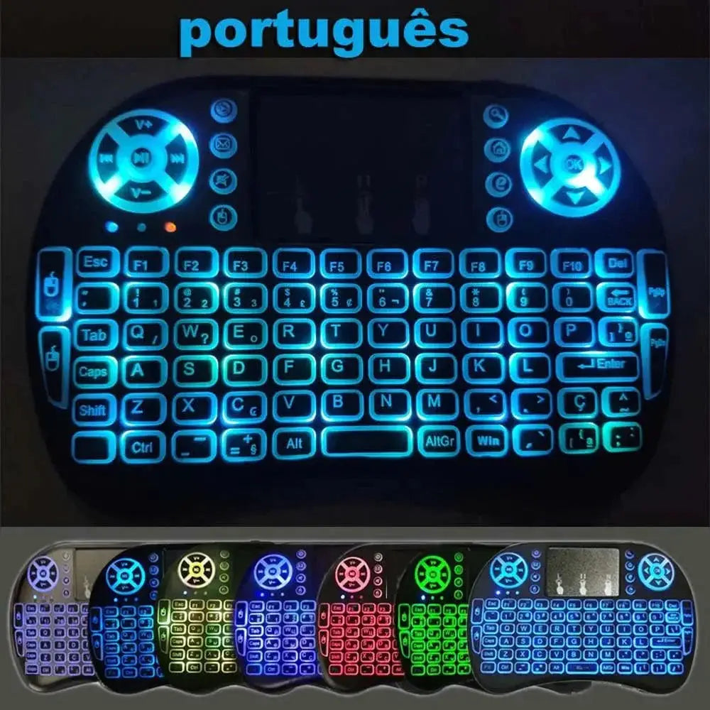 All-In-One Air Mouse Keyboard for TV PCs — Spanish
