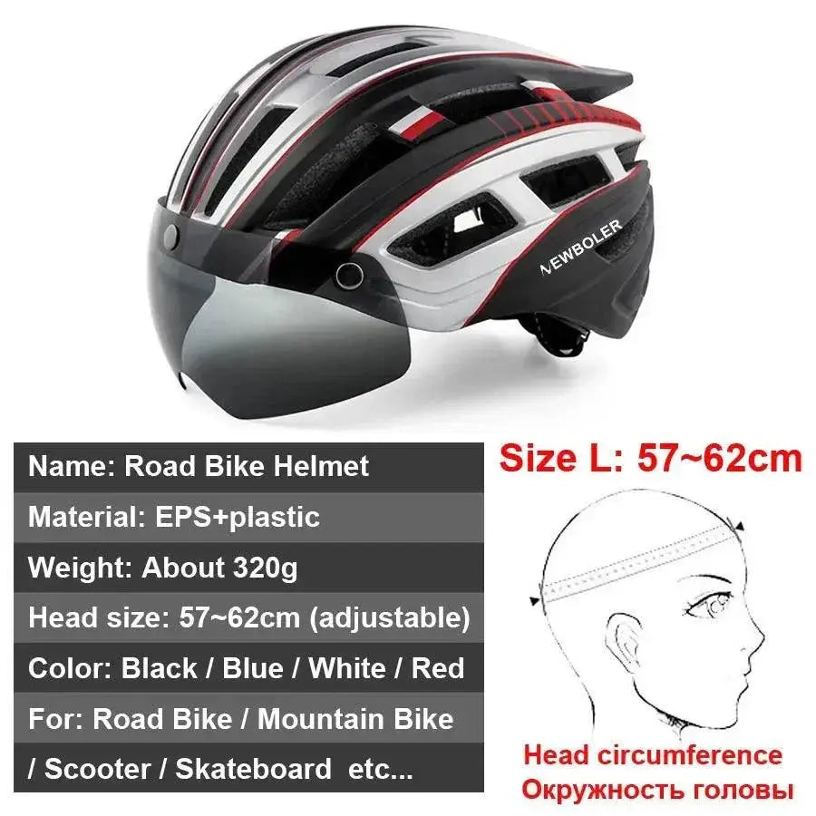 Illuminated Cycling Helmet LED Safety for Night Rides