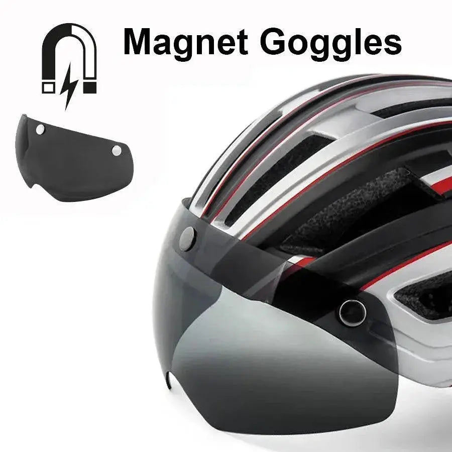 Illuminated Cycling Helmet LED Safety for Night Rides