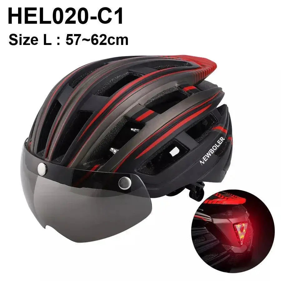 Illuminated Cycling Helmet LED Safety for Night Rides