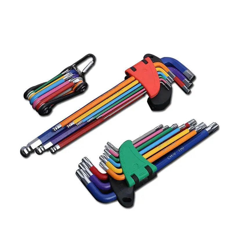Long Arm Allen Key Set Hex Spanner for Bicycle Repair