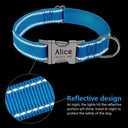 Customized Reflective Nylon Dog Collar for Safety and Style