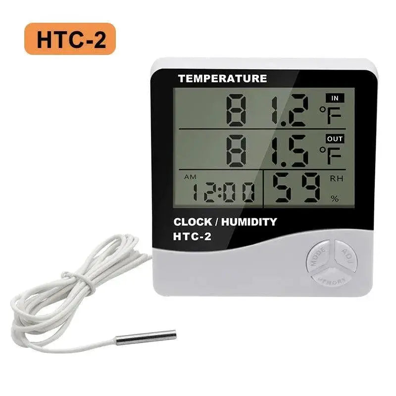 Weather Monitor Clock High Accuracy Indoor Outdoor Probe
