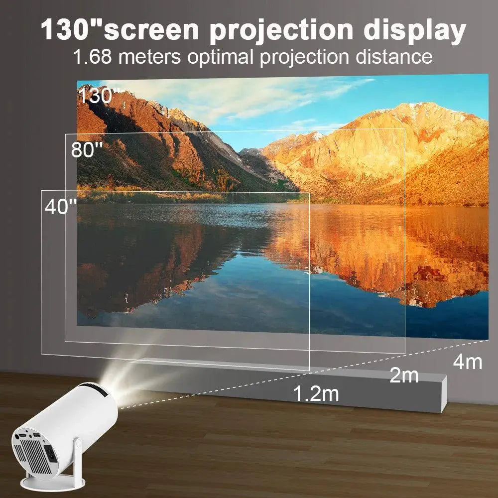 Transpeed Android Projector 4K WiFi6 200ANSI BT5 Portable