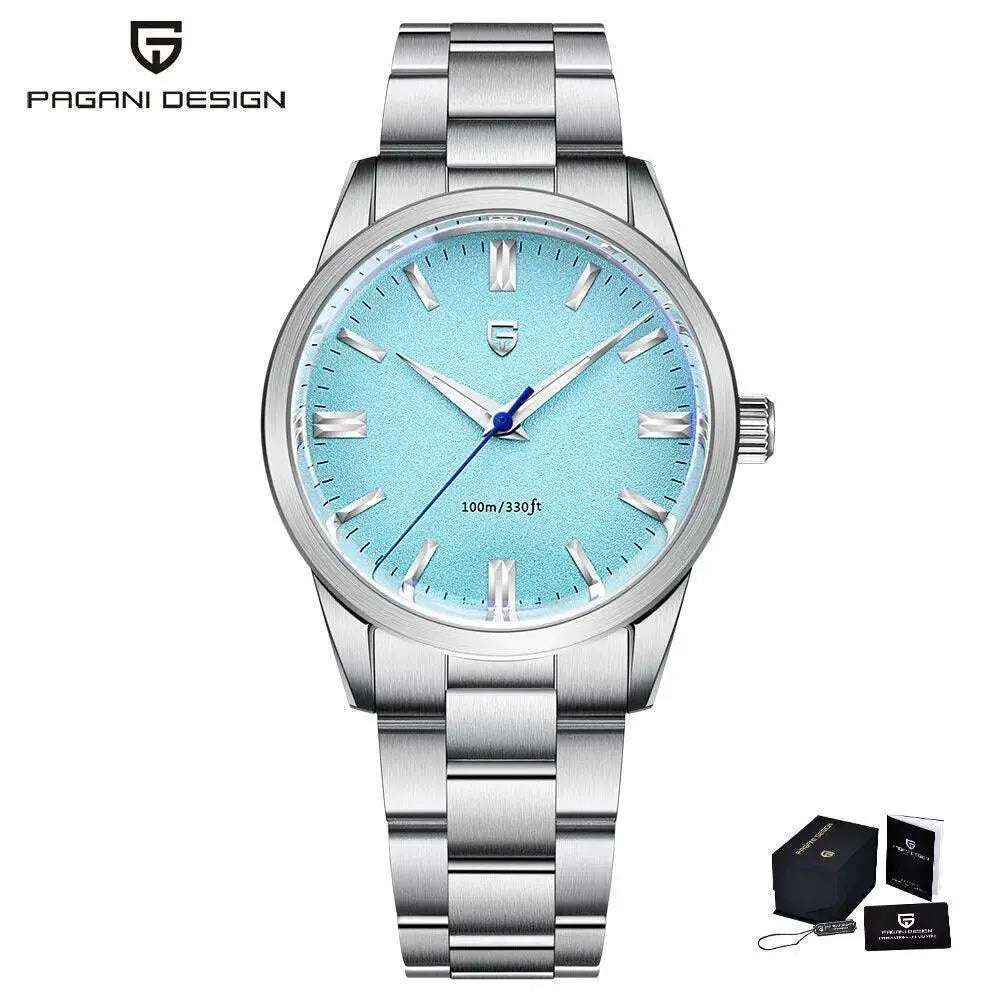 Elegant Sapphire Crystal Men's Watch With Japanese Movement