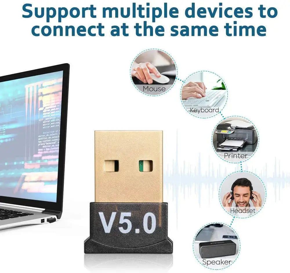 Wireless Audio Adapter For PC Bluetooth Five Point Zero