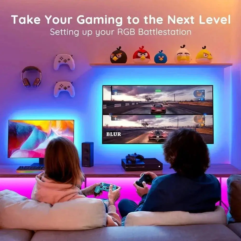 USB RGB LED Light Strip With Smart Control For Home Office