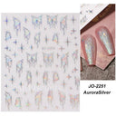 Easy Apply Nail Decals Butterfly Flames