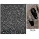 Easy Apply Nail Decals Butterfly Flames