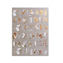 Easy Apply Nail Decals Butterfly Flames