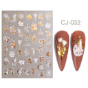 Easy Apply Nail Decals Butterfly Flames