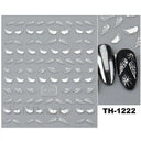 Easy Apply Nail Decals Butterfly Flames