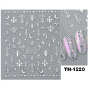Easy Apply Nail Decals Butterfly Flames
