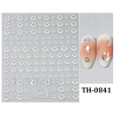 Easy Apply Nail Decals Butterfly Flames
