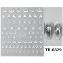 Easy Apply Nail Decals Butterfly Flames