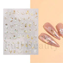 Easy Apply Nail Decals Butterfly Flames