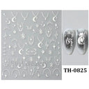Easy Apply Nail Decals Butterfly Flames