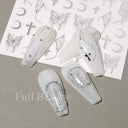 Easy Apply Nail Decals Butterfly Flames