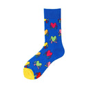 Quirky Happy Cotton Unisex Socks EU Sizes 36 To 43