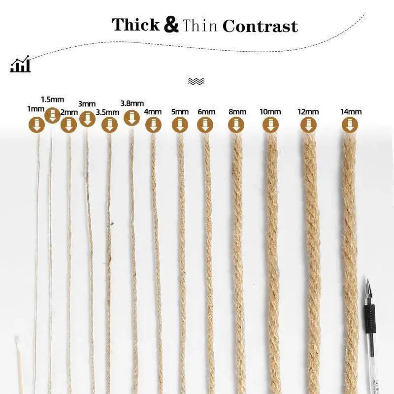 Sustainable Jute Rope Ribbon For Eco Friendly Crafts
