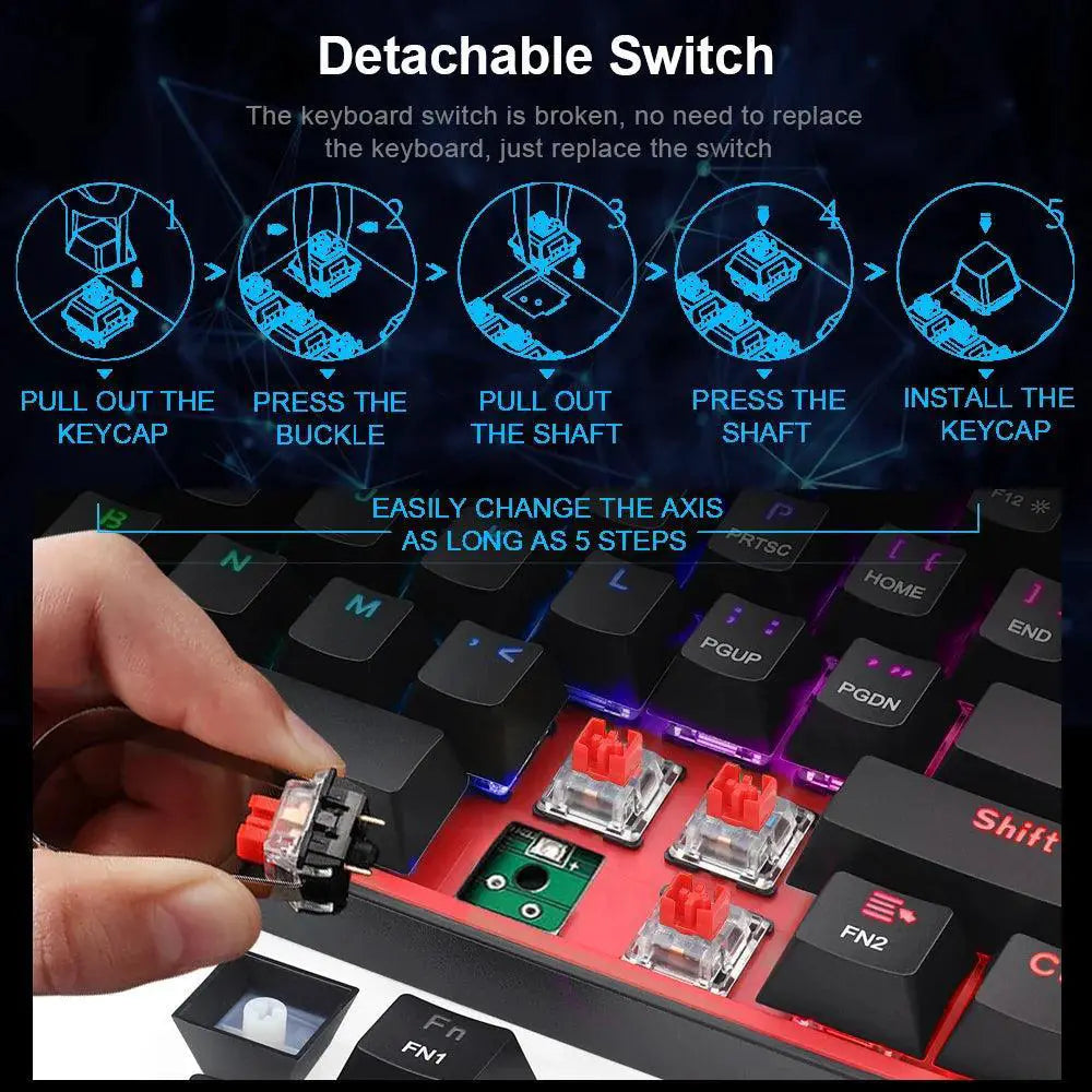 Redragon Fizz K617 RGB Mini Keyboard Portable Customizable