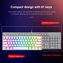Redragon Fizz K617 RGB Mini Keyboard Portable Customizable