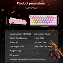 Redragon Fizz K617 RGB Mini Keyboard Portable Customizable