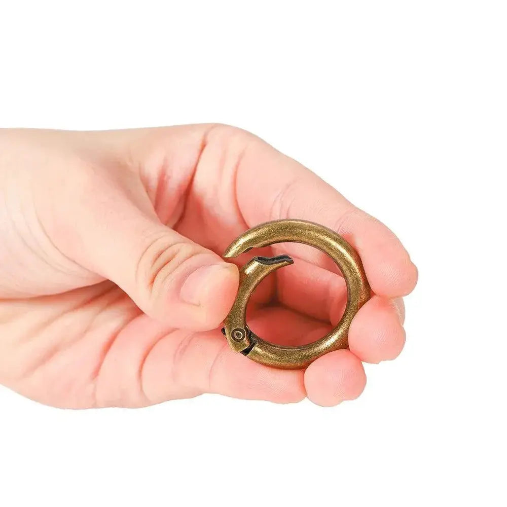 Metal O Ring Spring Clasps for DIY Jewelry Making Essentials