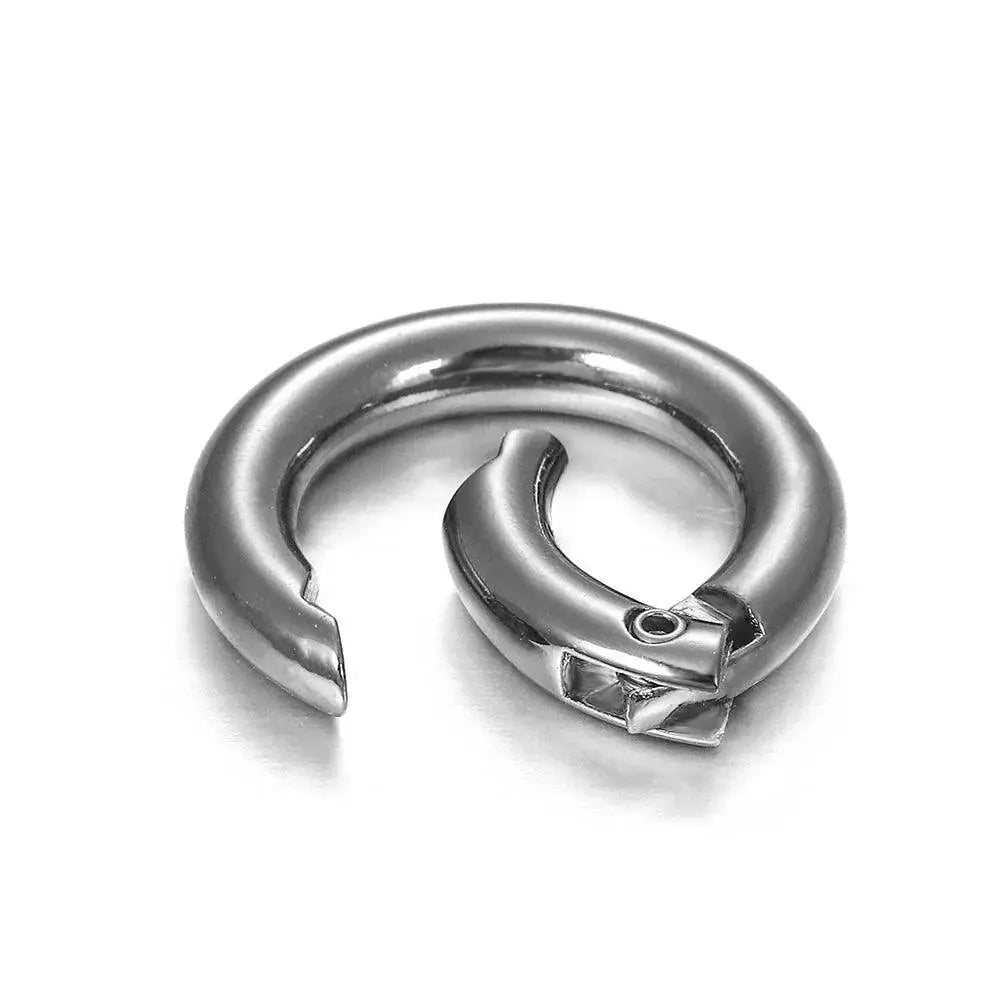 Metal O Ring Spring Clasps for DIY Jewelry Making Essentials