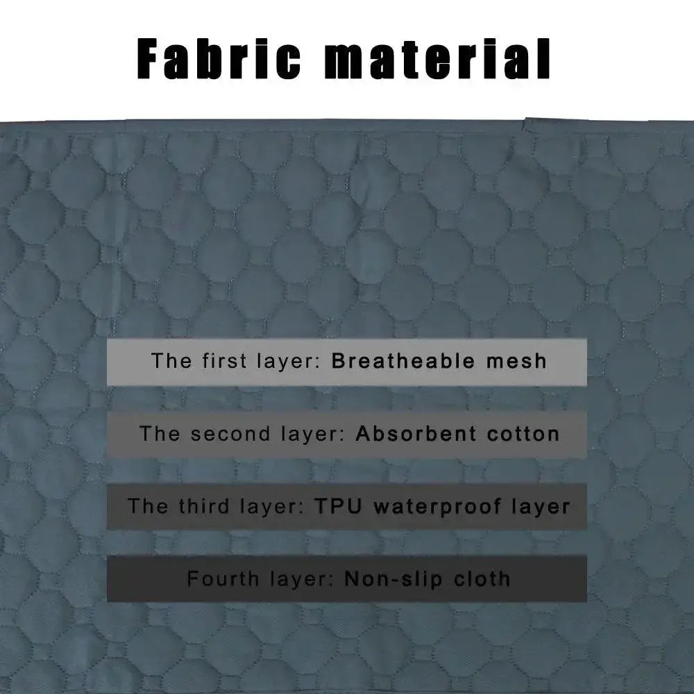 Washable Reusable Dog Training Pad Urine Absorbent Mat