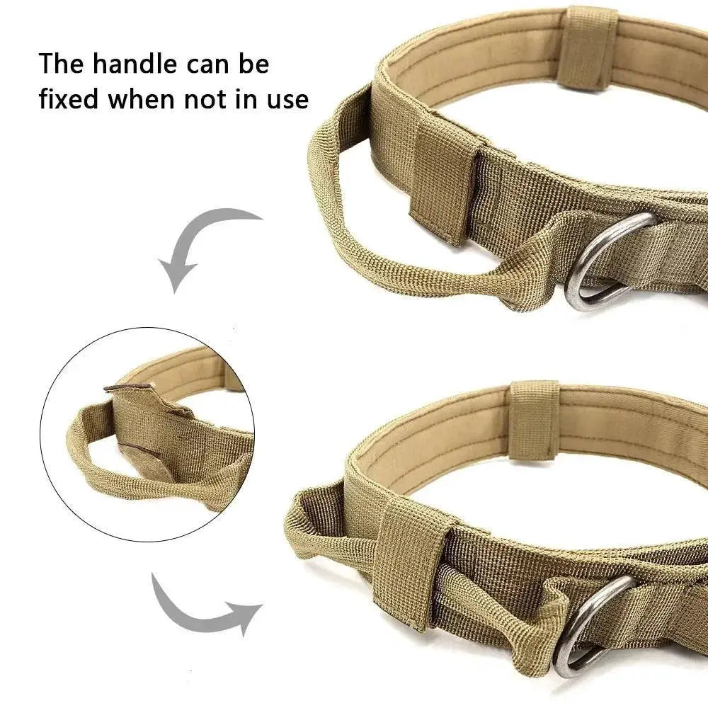 Tactical Dog Collar for Medium and Large Pets Walking