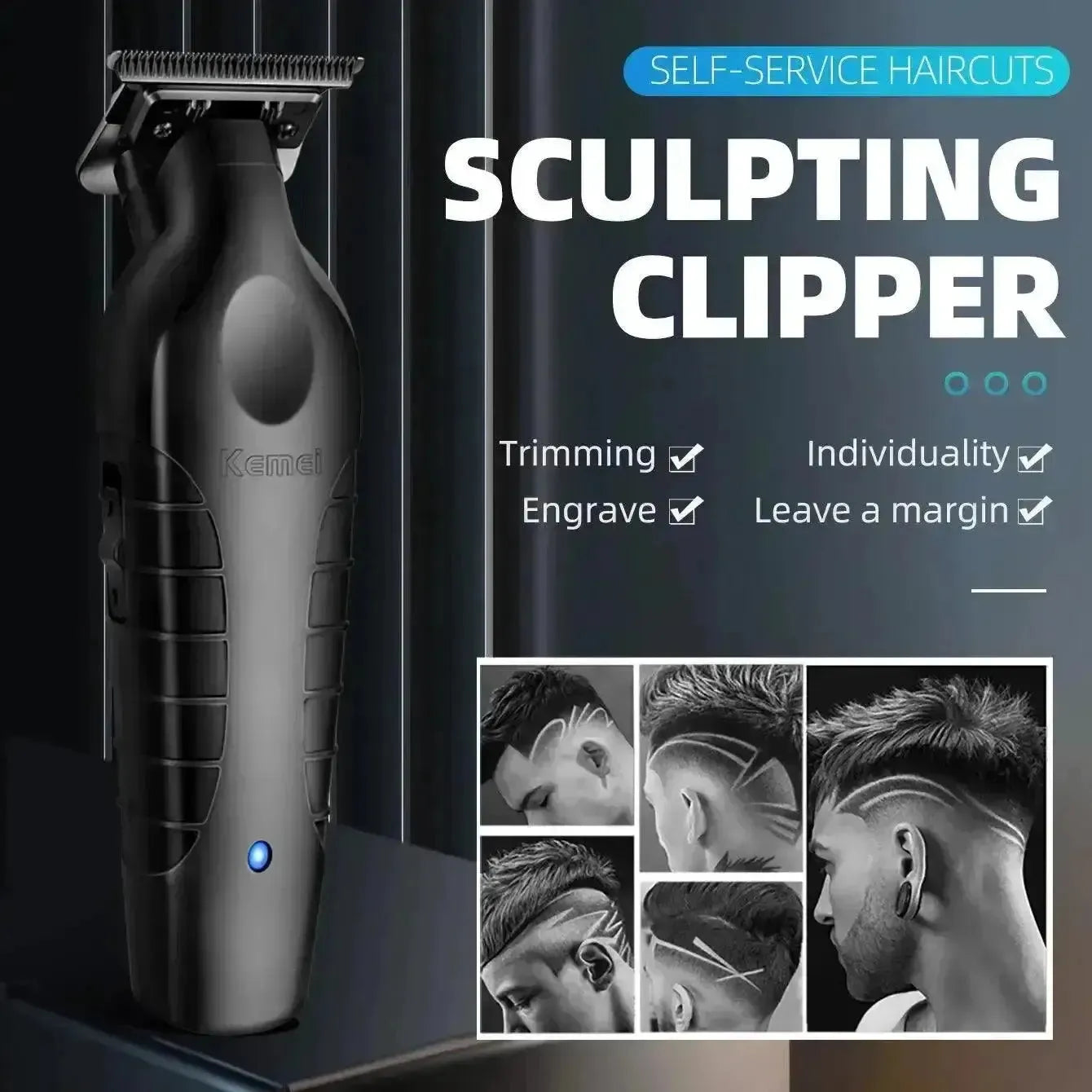 Precision Grooming Cordless Beard Trimmer For Men Premium