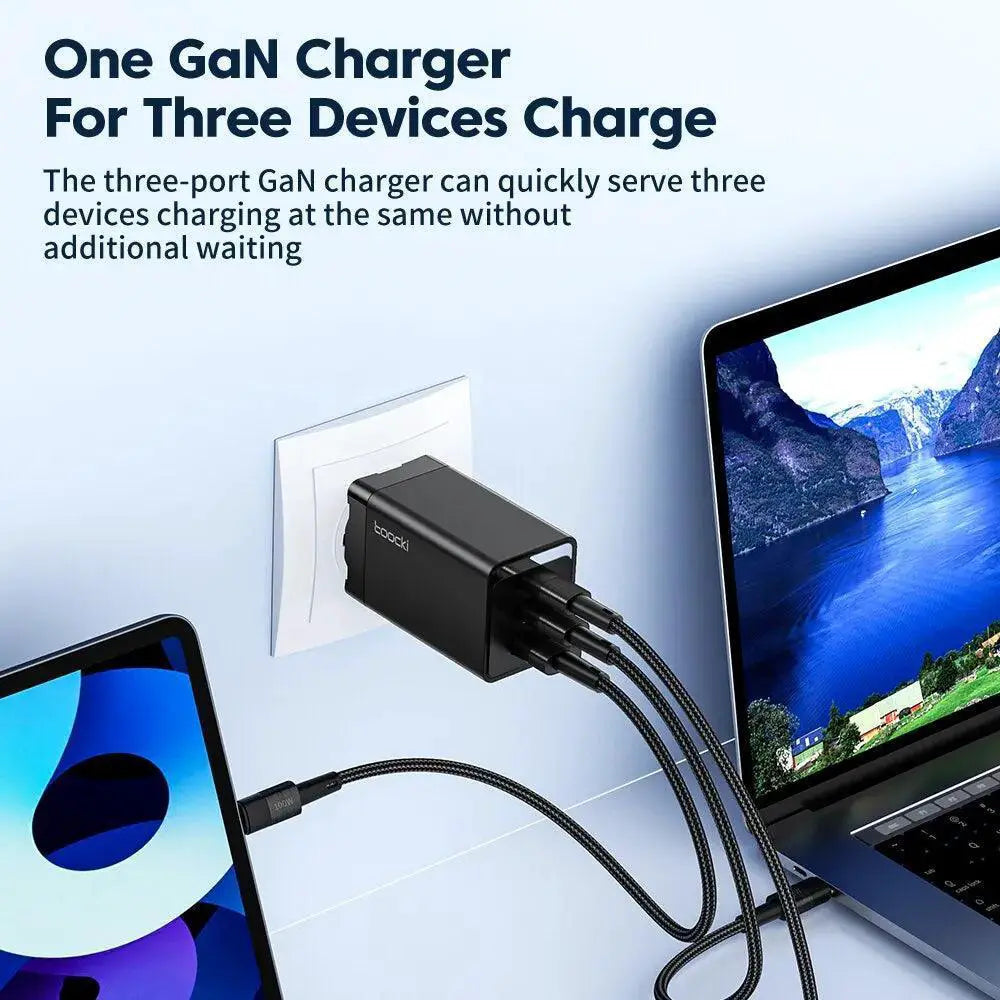 Toocki GaN USB C Fast Charger For Efficient Device Charging