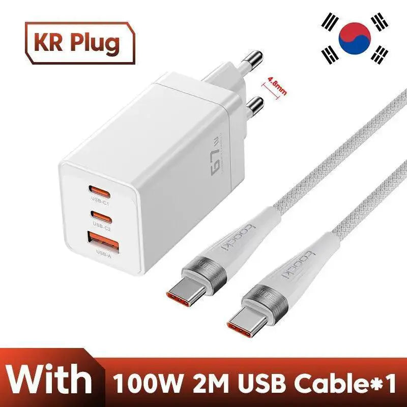 Toocki GaN USB C Fast Charger For Efficient Device Charging