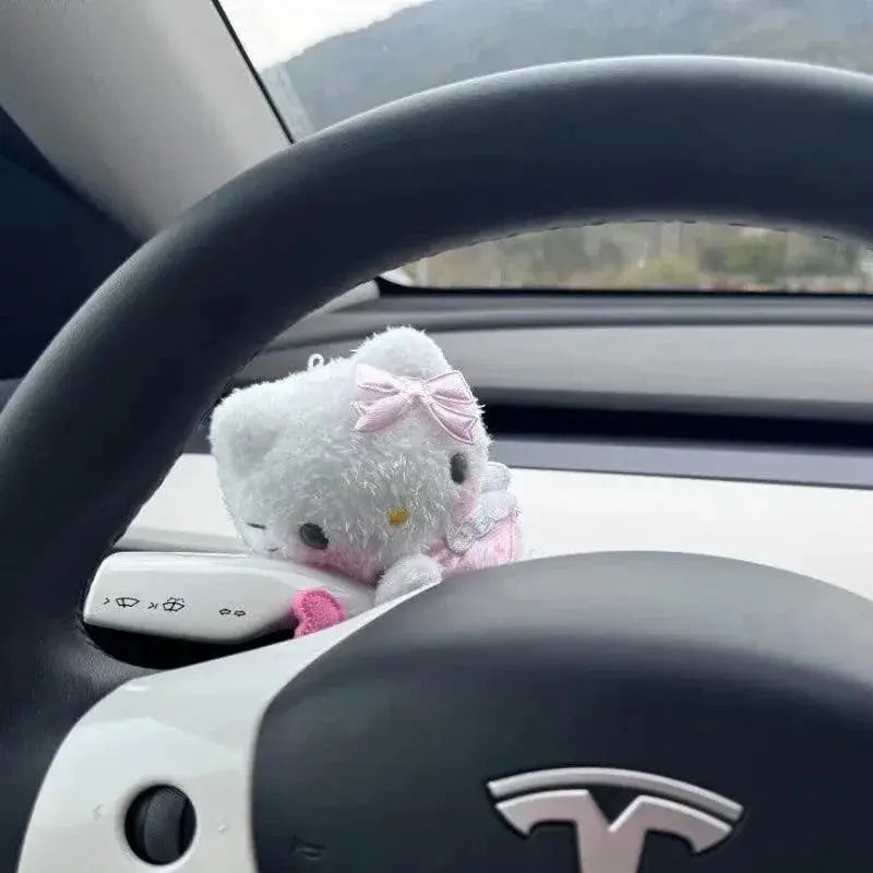 Sanrio Angel Plush Dolls Car Seat Belt Cover Accessory Cute