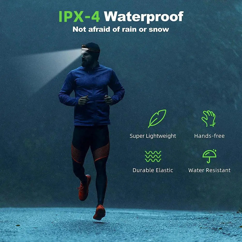 Outdoor Adventure Pro LED Headlamp Waterproof Hands Free