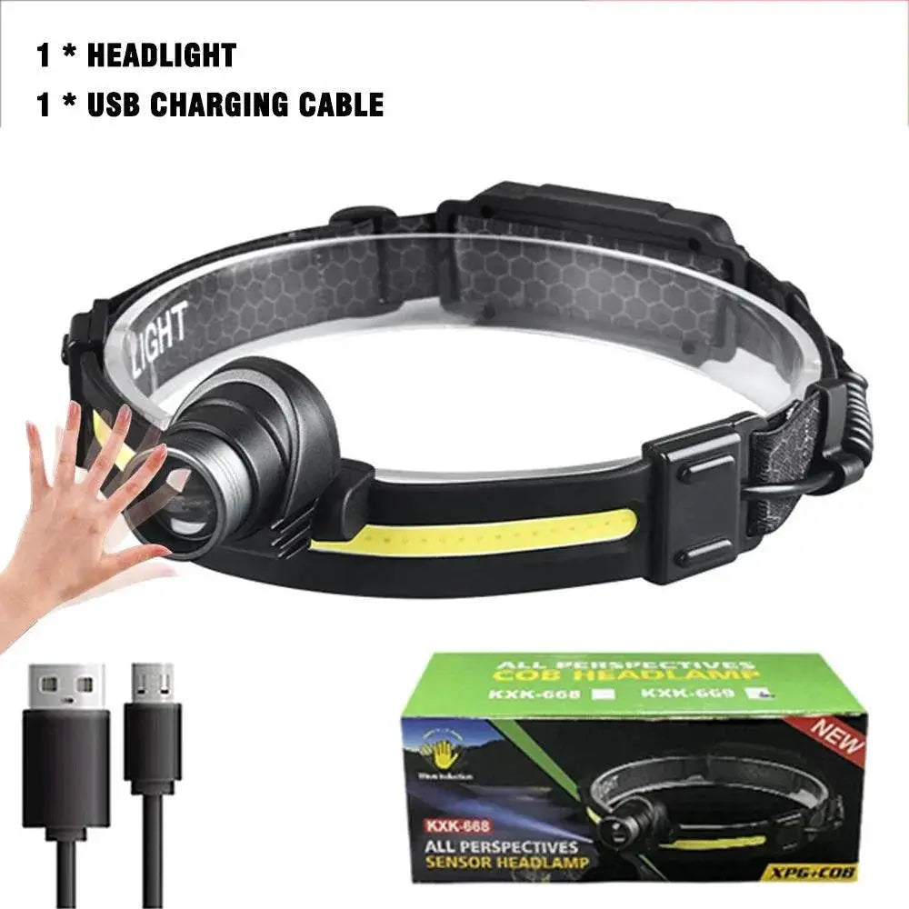 Outdoor Adventure Pro LED Headlamp Waterproof Hands Free
