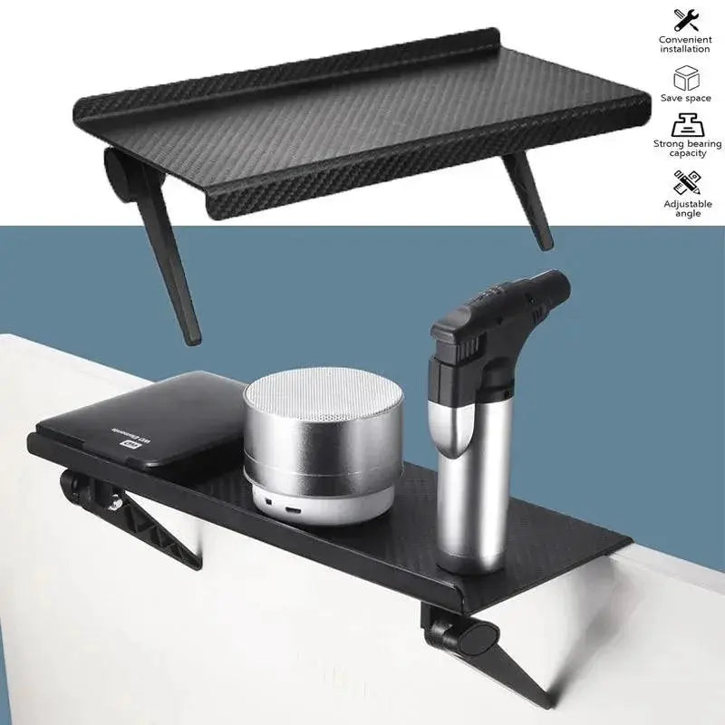 Adjustable Desktop TV Screen Shelf Stand Space Saving Rack