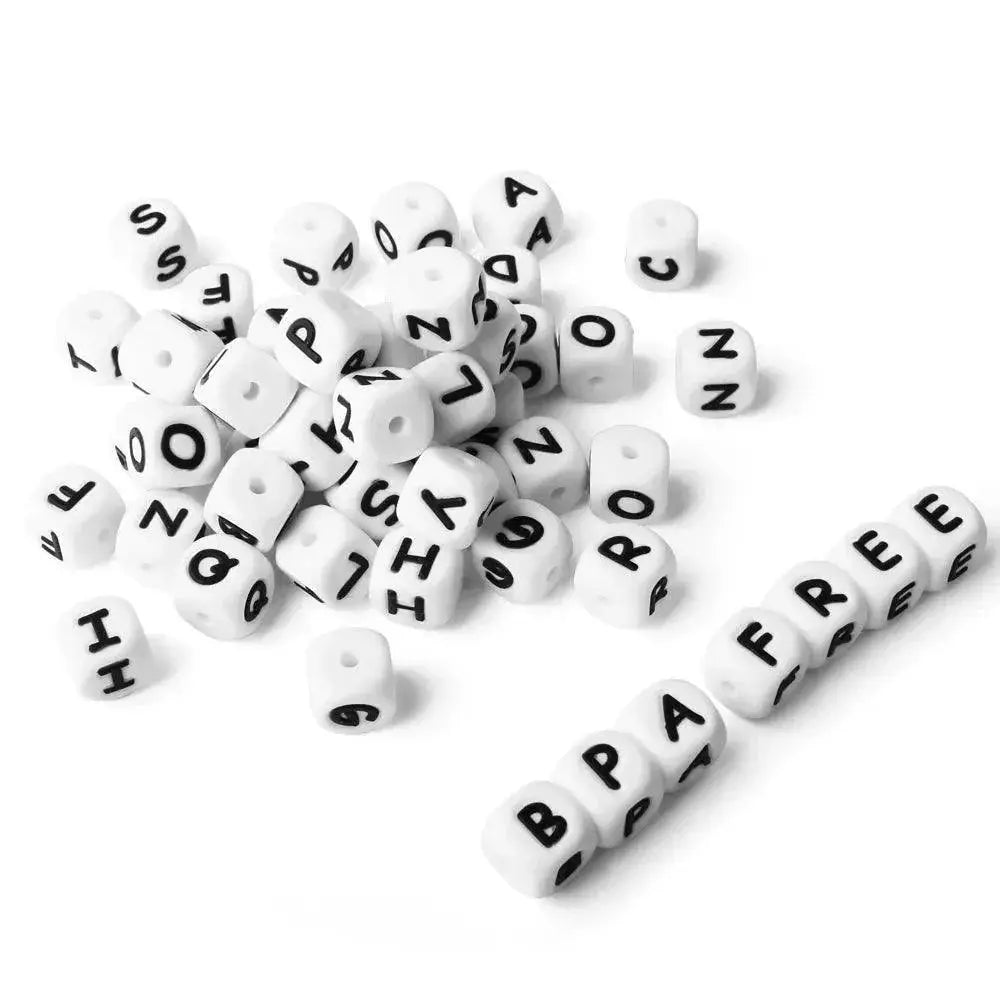 Baby Teething Beads Set Alphabet Chew Toys BPA Free
