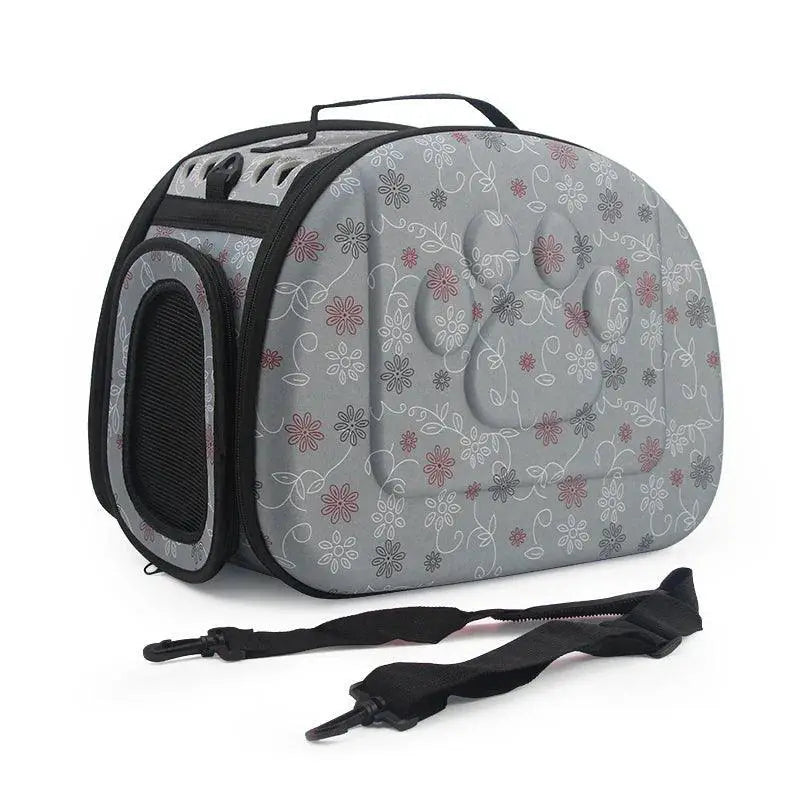 Pet Travel Bag Foldable Carrier With Mesh Strap For Pets