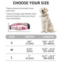 Adjustable Pet Collar With Airtag Holder Stylish Print
