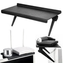 Elevated TV Shelf for Home Office View