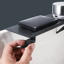 Elevated TV Shelf for Home Office View