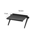 Elevated TV Shelf for Home Office View