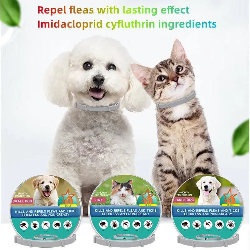 Flea and Tick Protection Collar for Dogs and Cats 8 Months