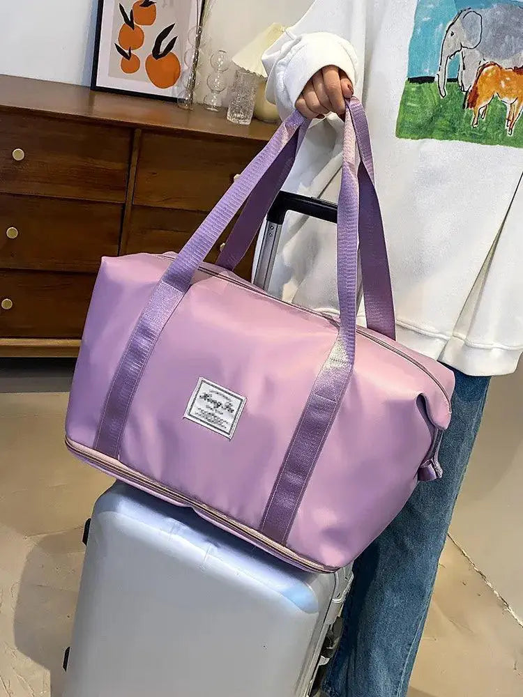 Waterproof Gym Tote Carry On Duffle Bag For Active Women