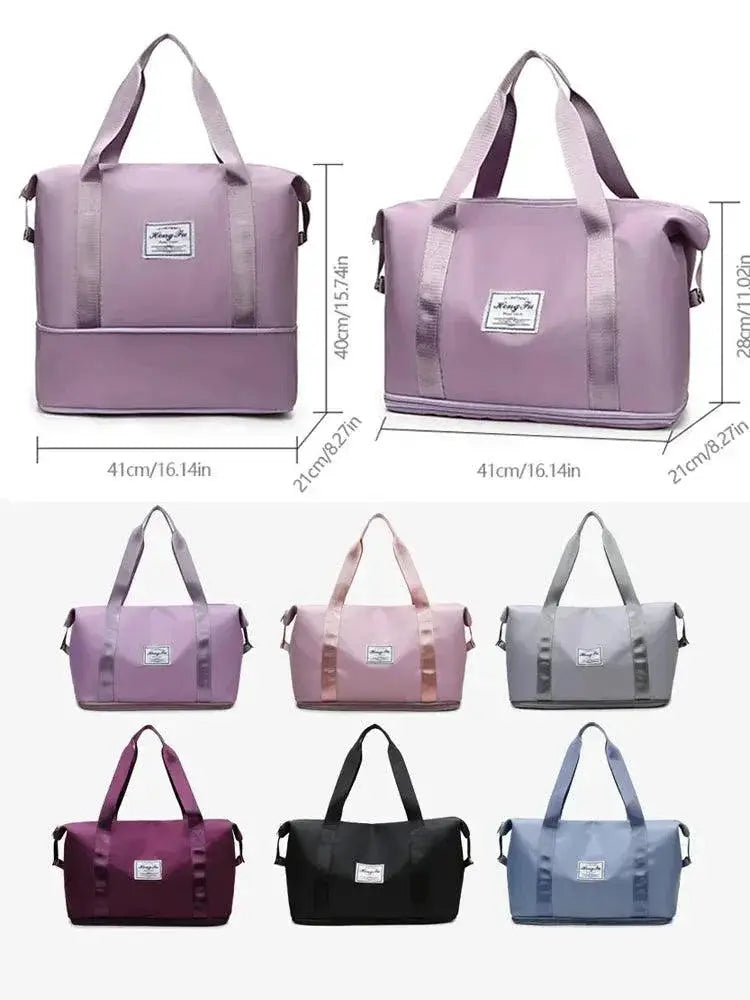 Waterproof Gym Tote Carry On Duffle Bag For Active Women